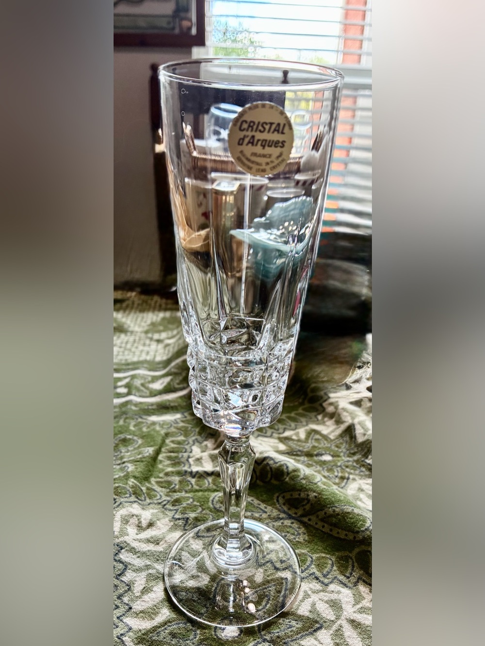 Vintage French Stemware NIB with Tags intact.